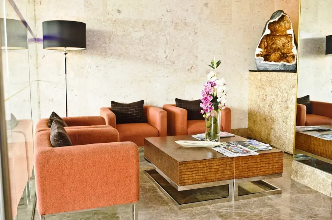 Lobby sitting area