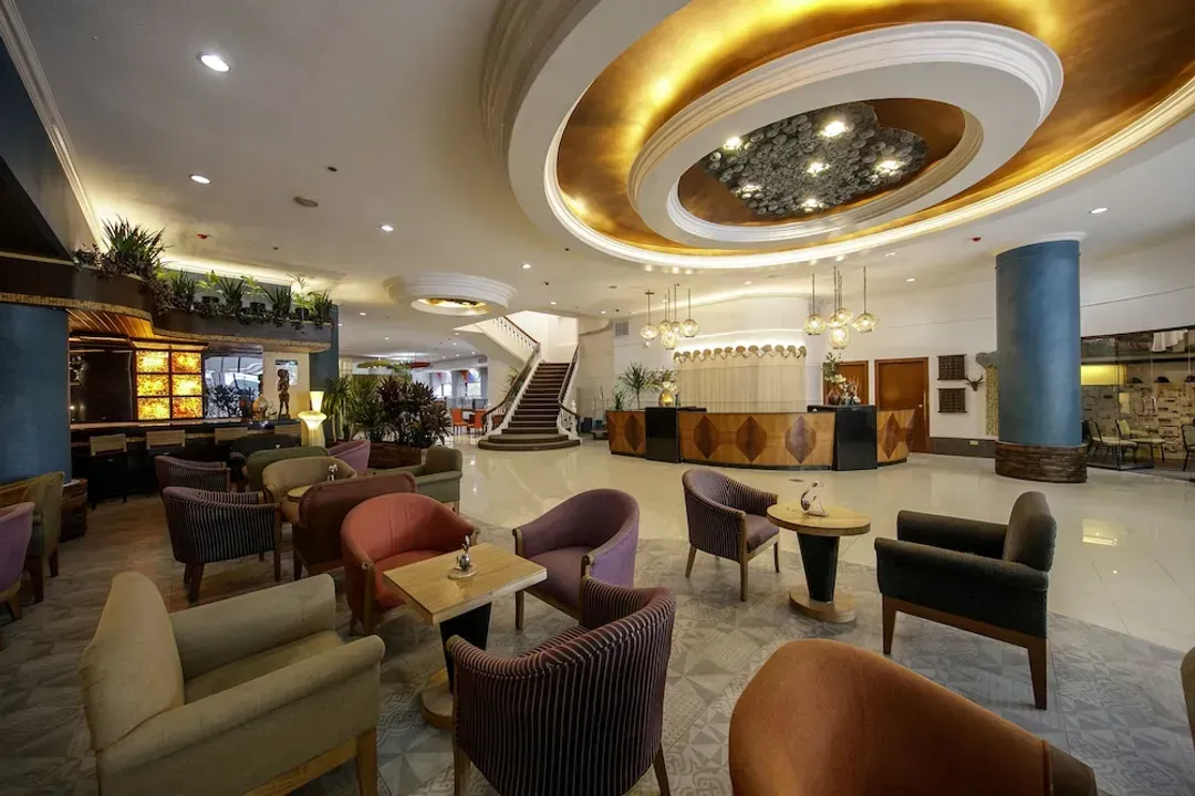 Lobby sitting area