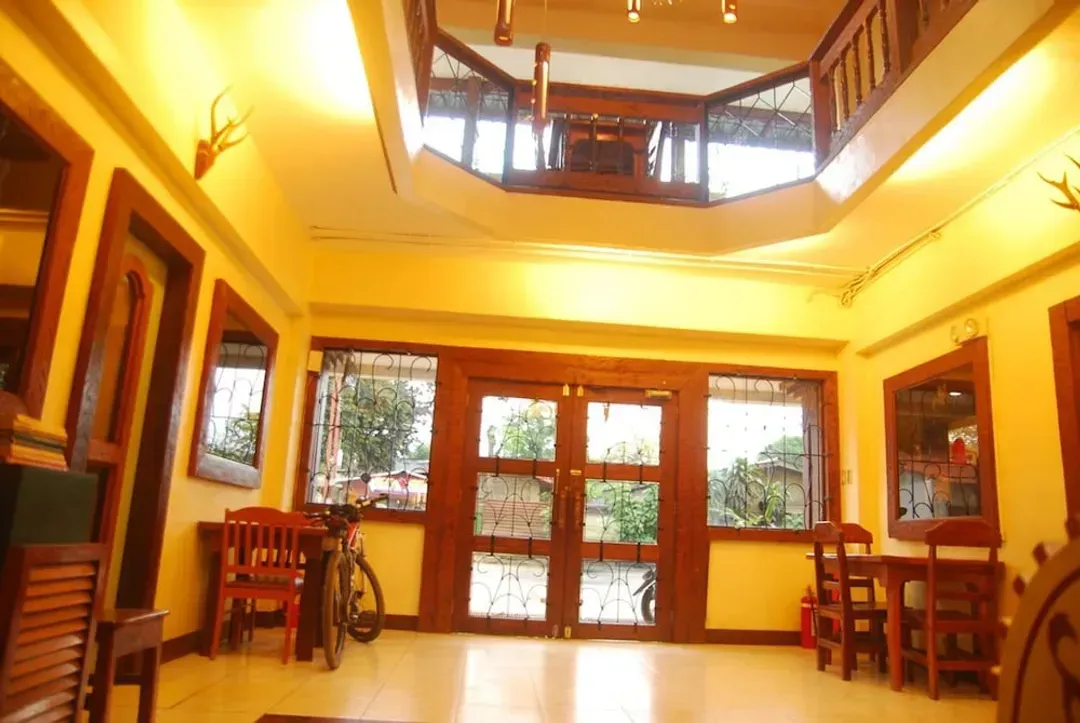 Interior entrance