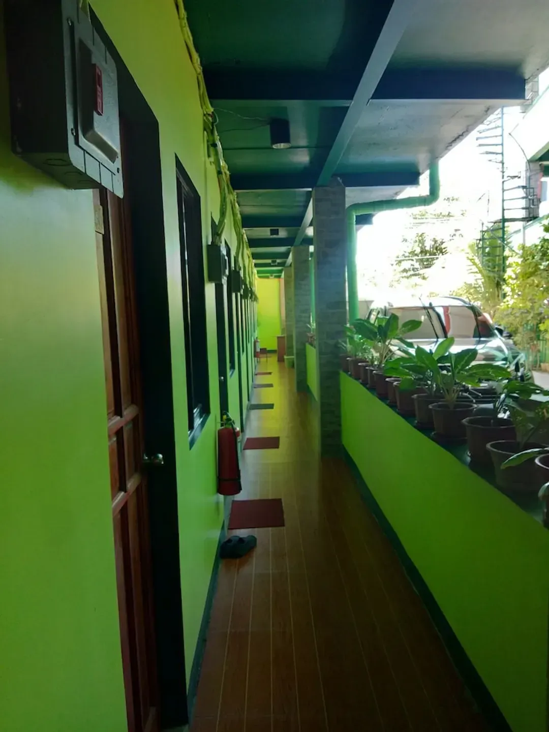 Interior entrance