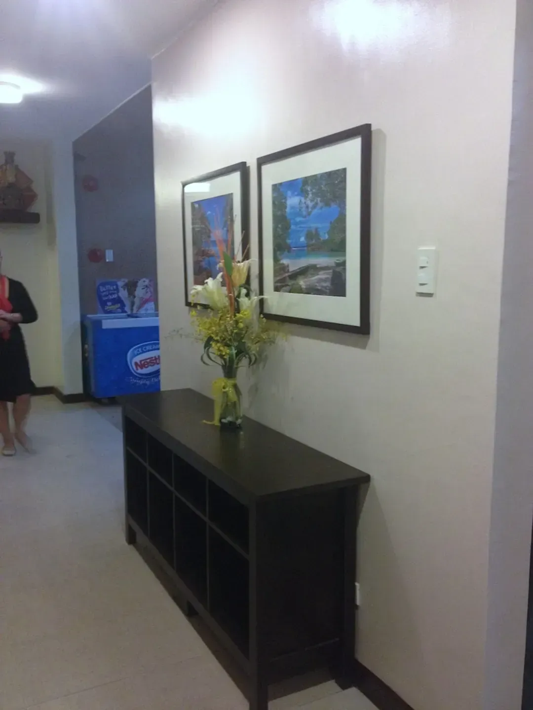 Interior entrance