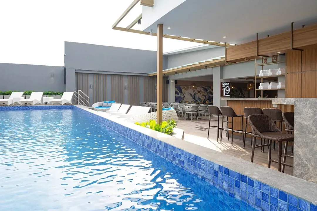 Rooftop pool