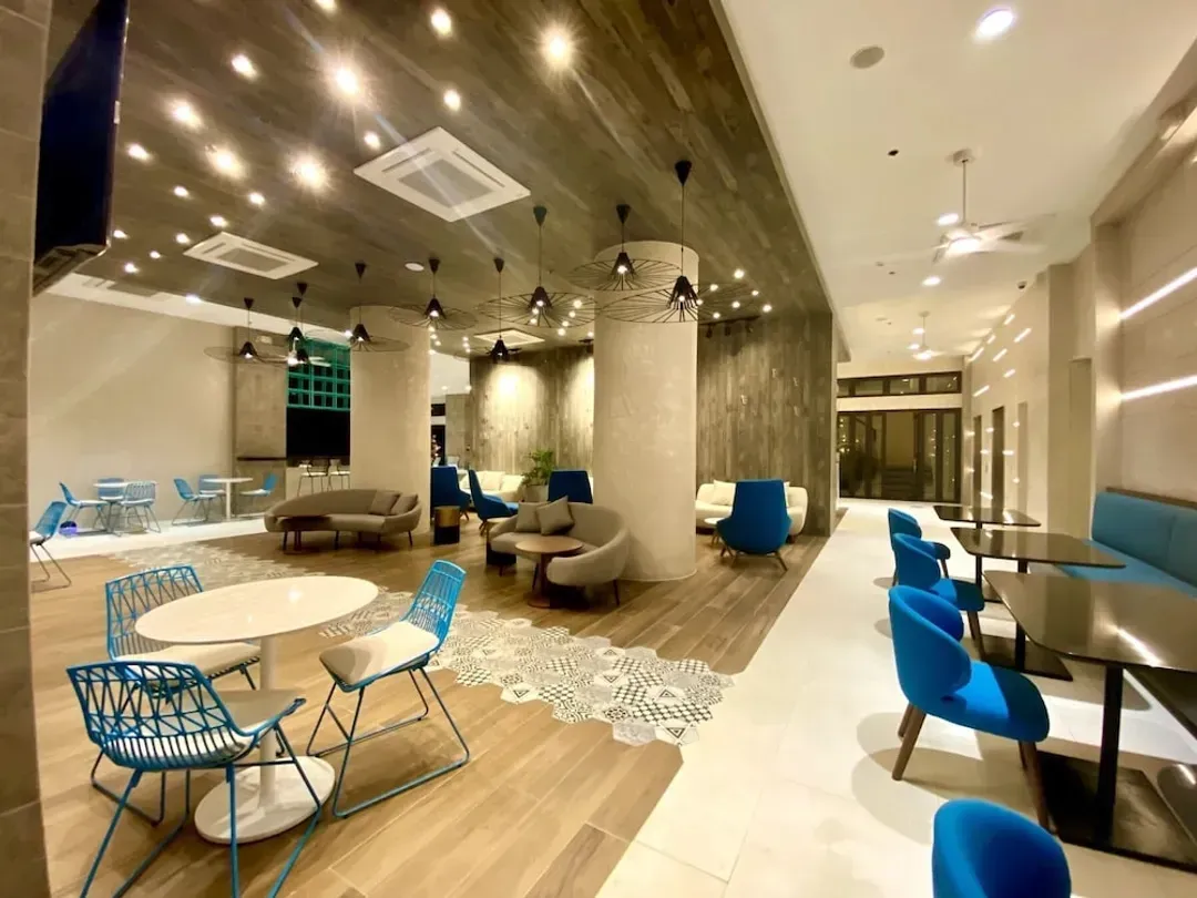 Lobby sitting area