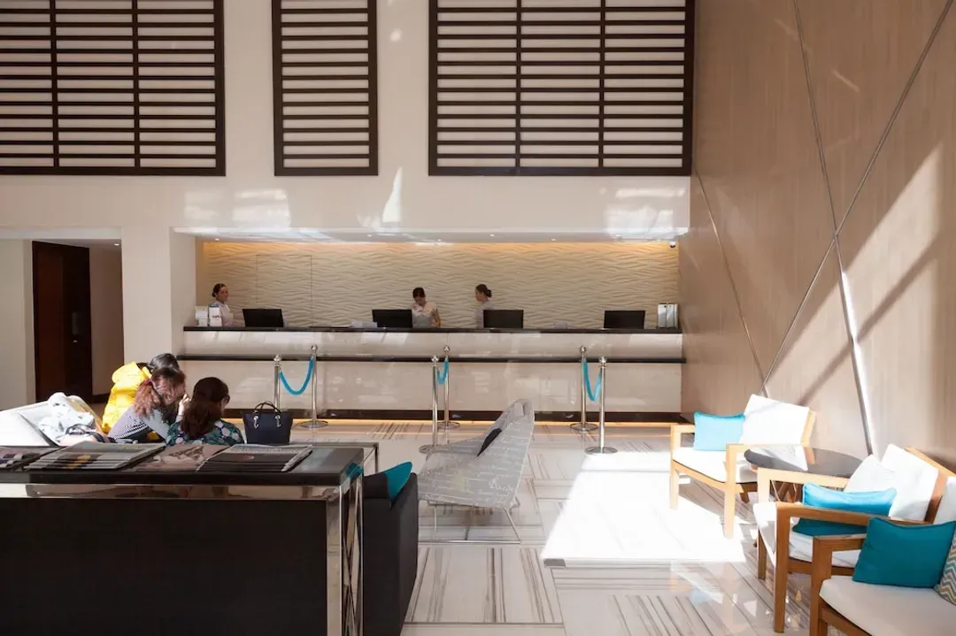 Lobby sitting area