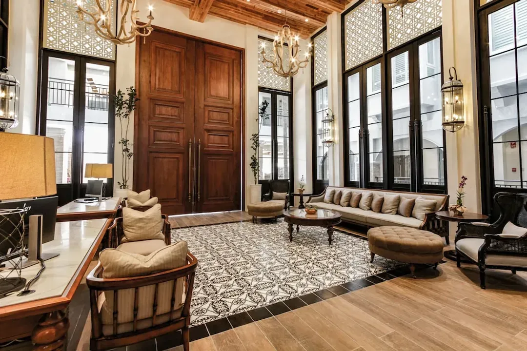 Lobby sitting area
