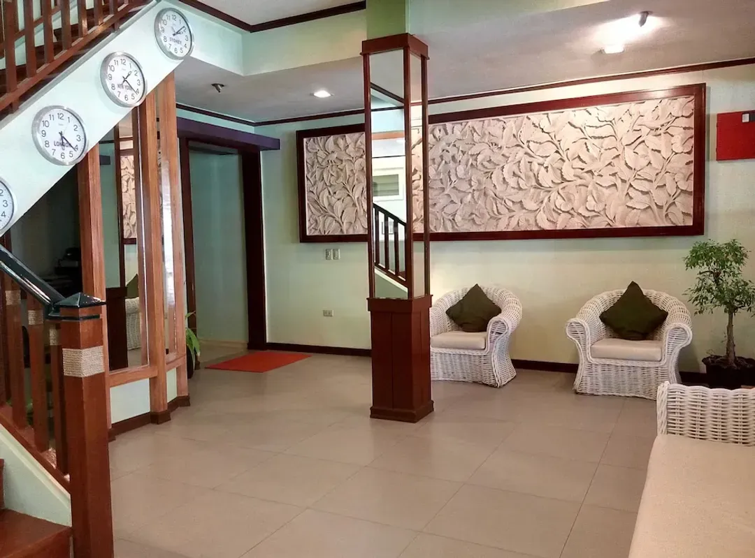 Lobby sitting area