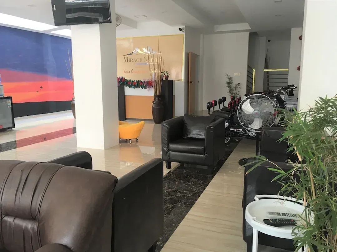 Lobby sitting area