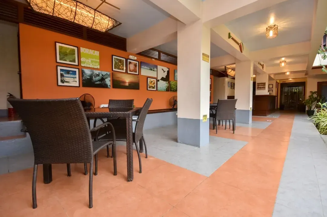 Lobby sitting area