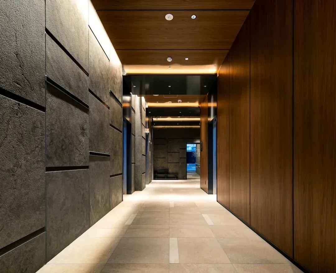 Interior entrance