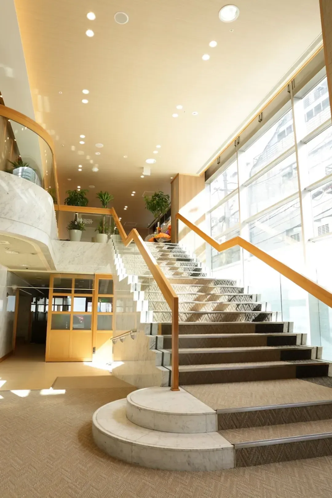 Interior entrance