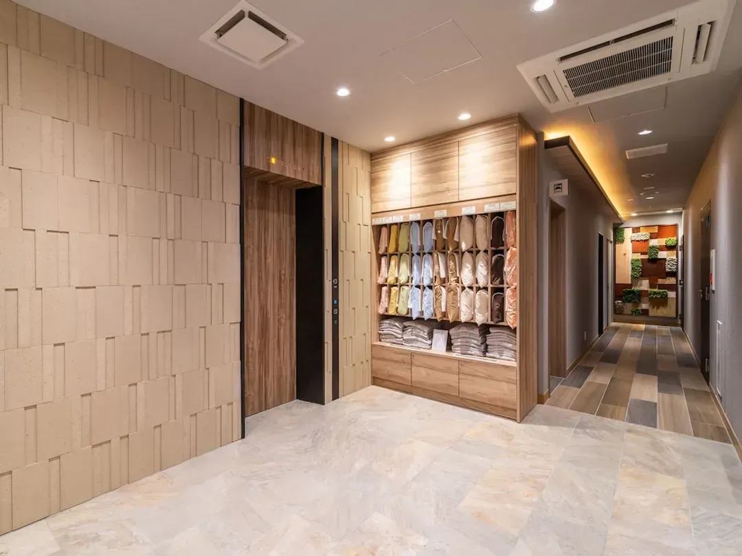 Interior entrance