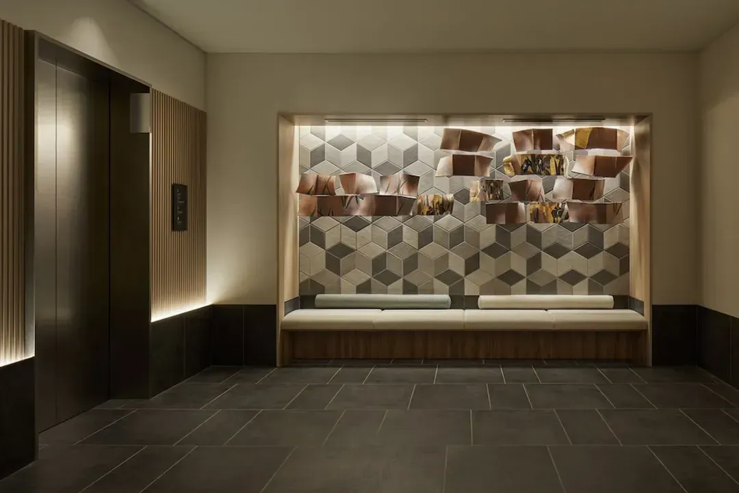 Interior entrance