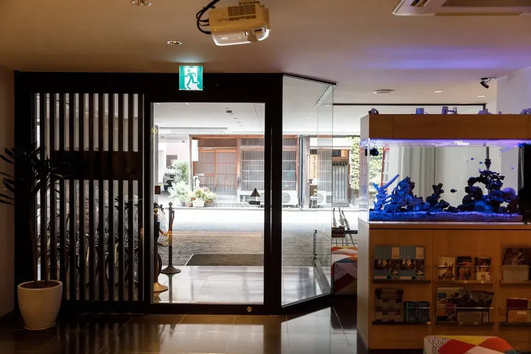 Interior entrance