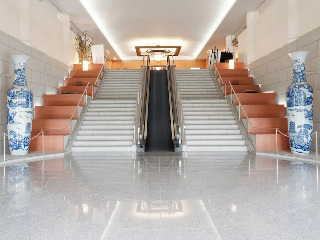 Interior entrance