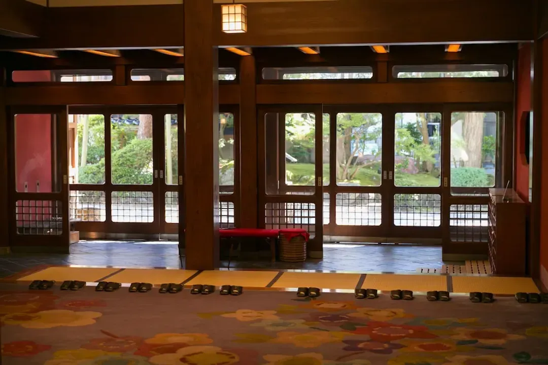 Interior entrance