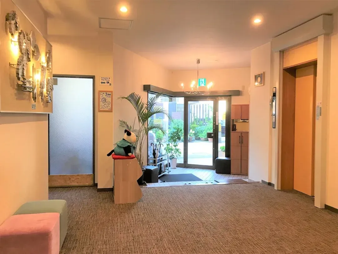 Interior entrance