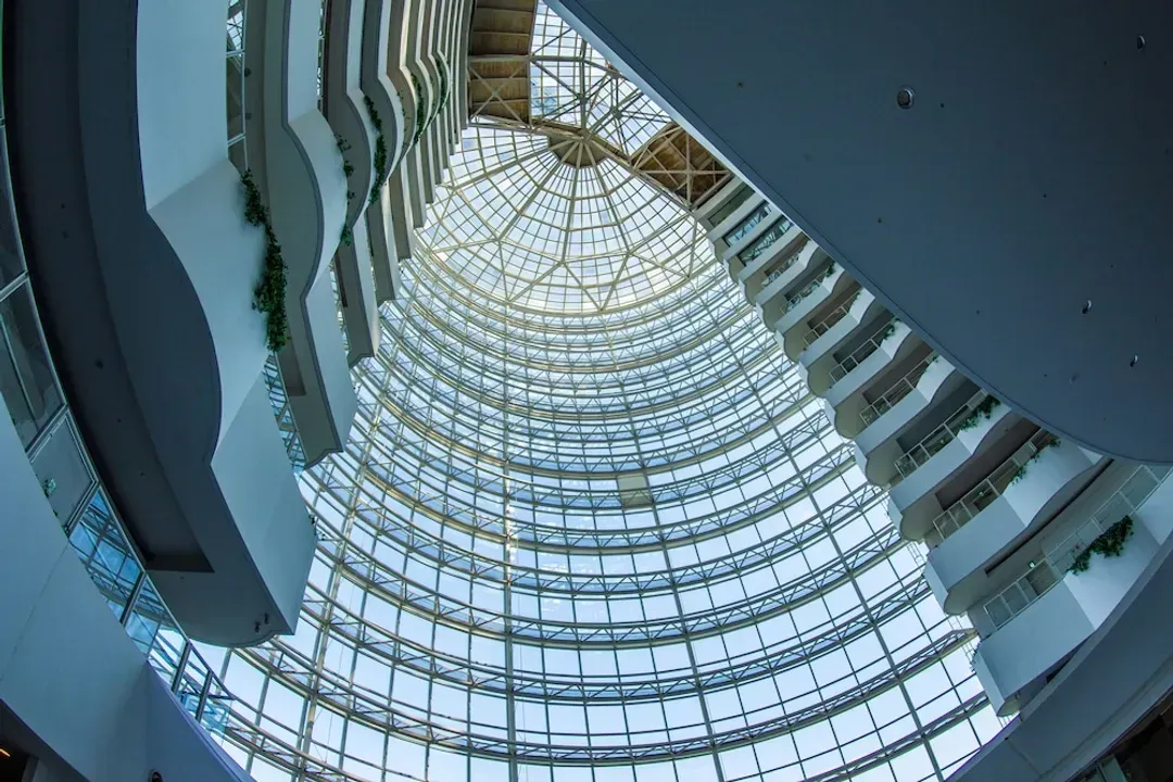 Interior entrance