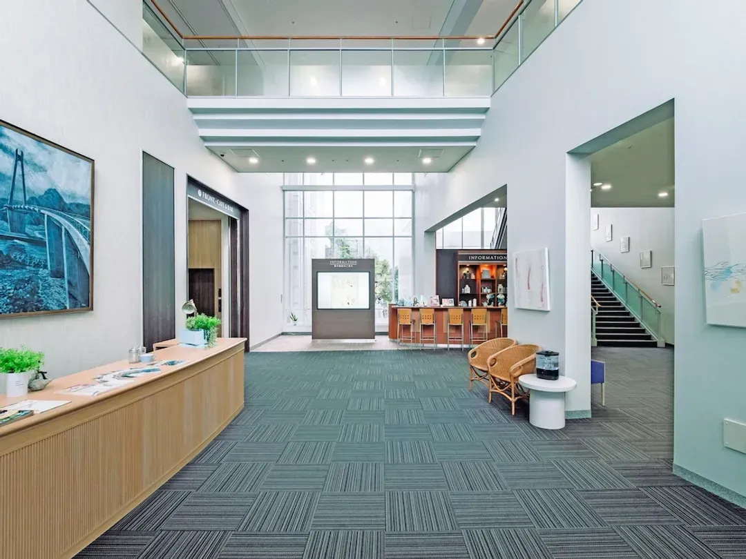 Interior entrance