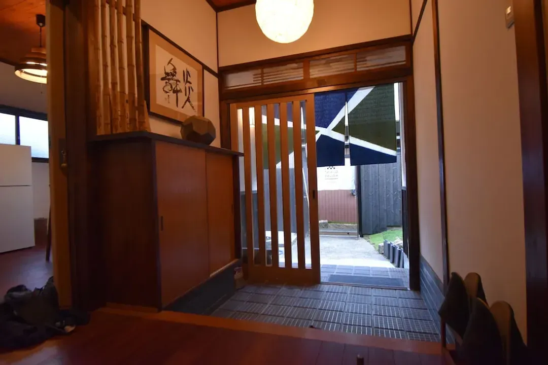 Interior entrance