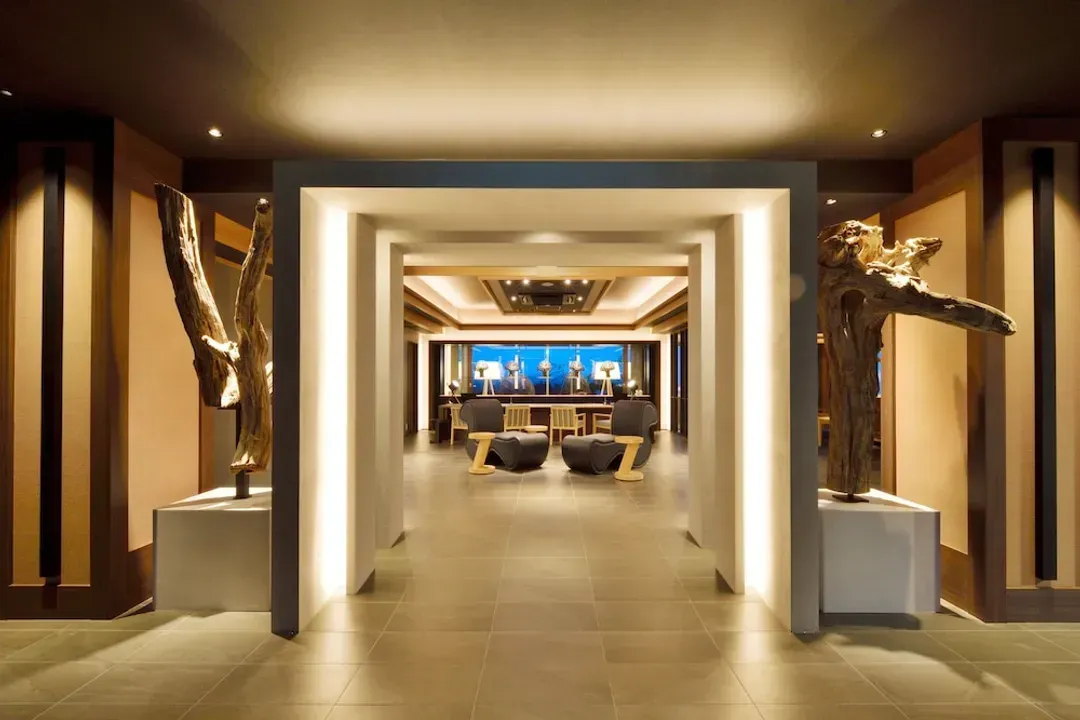 Interior entrance