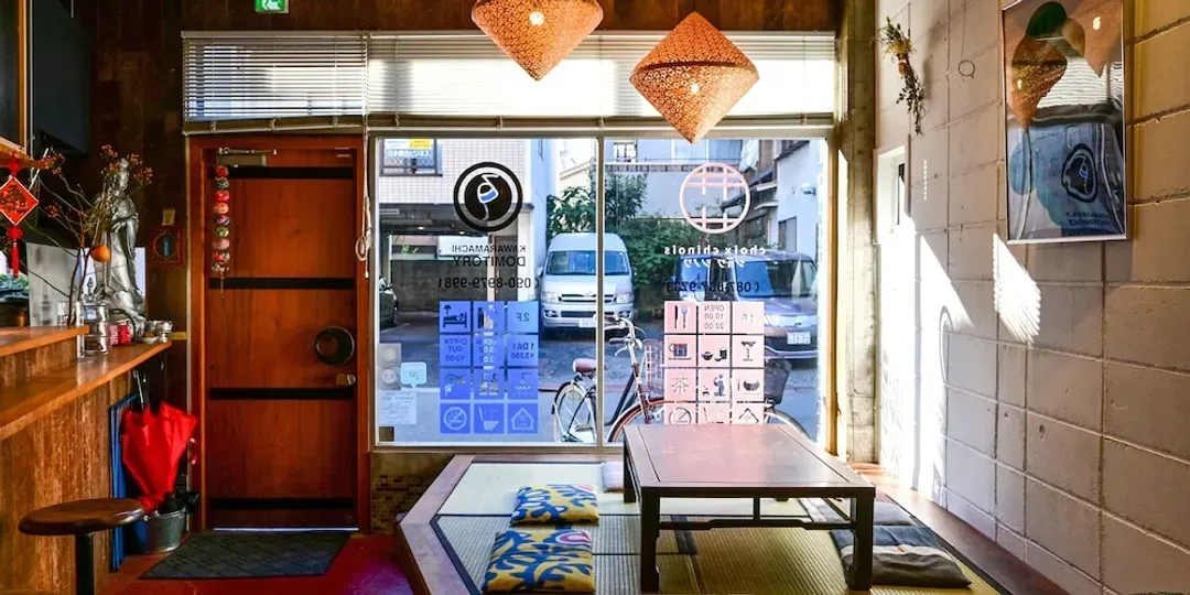 Interior entrance
