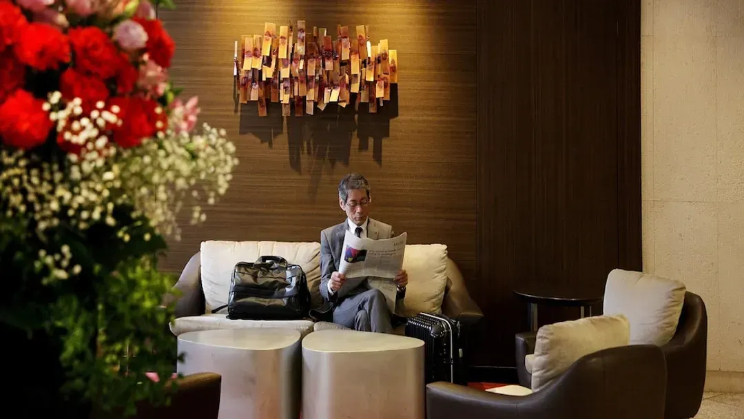 Lobby sitting area