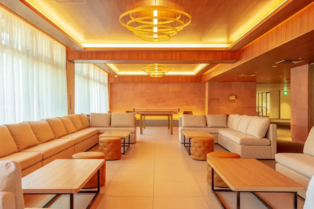 Lobby sitting area