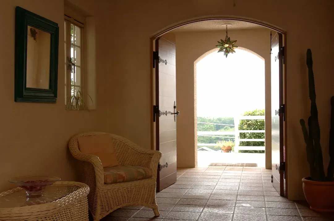 Interior entrance