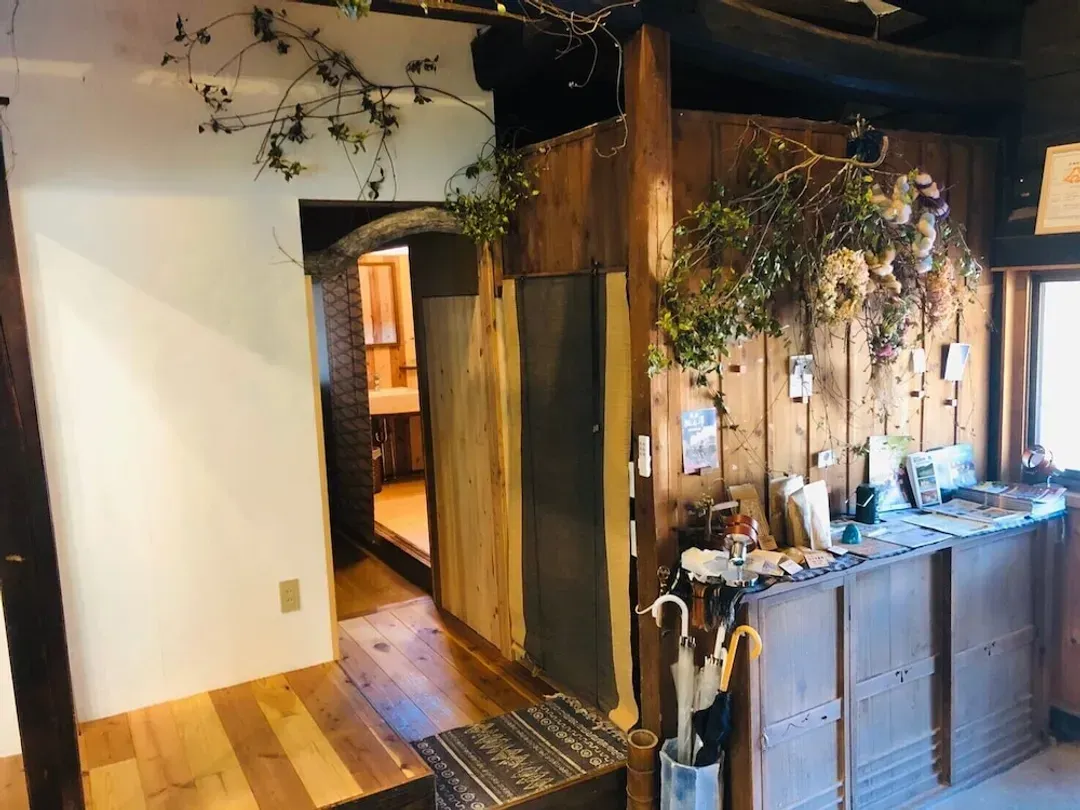 Interior entrance