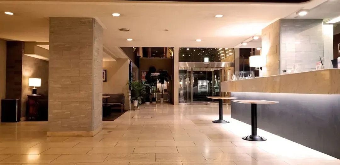 Interior entrance