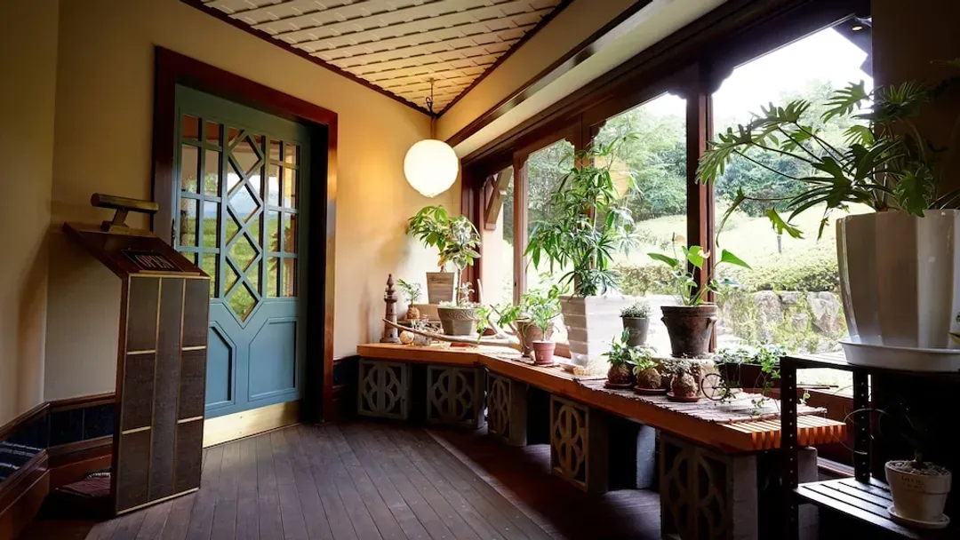 Interior entrance