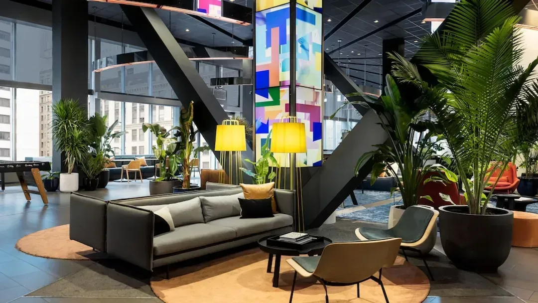 Lobby sitting area