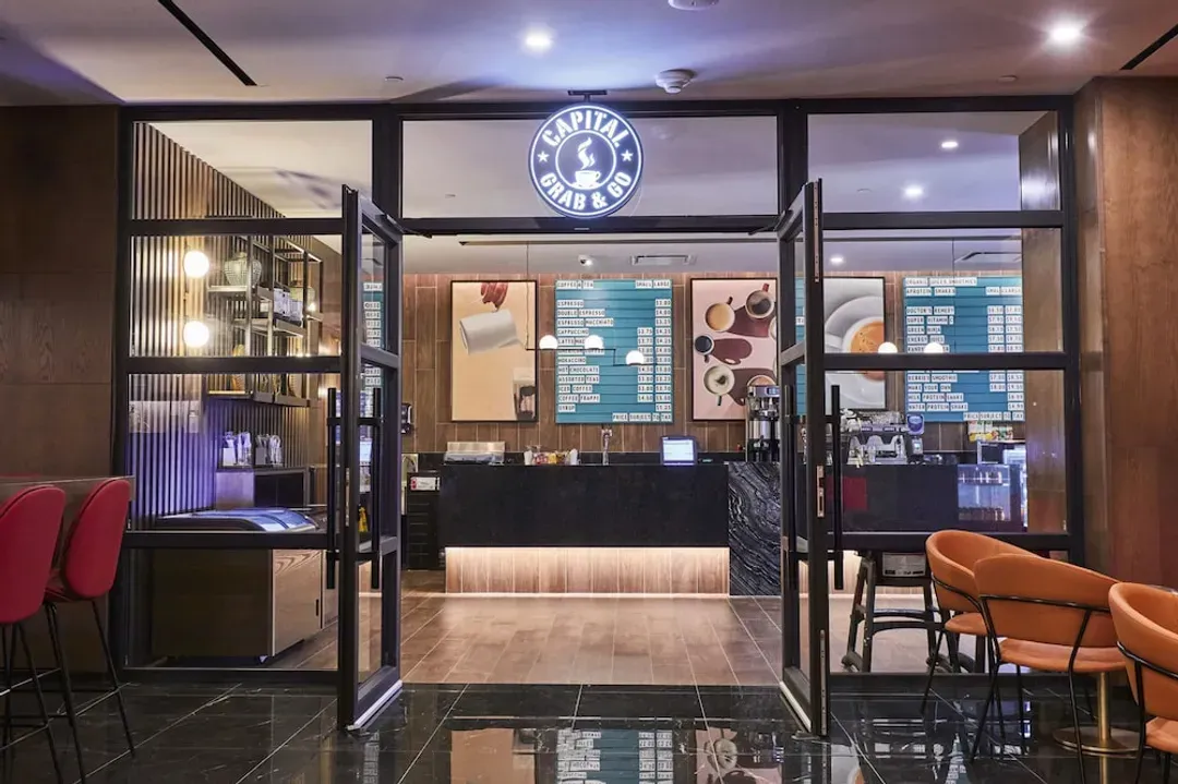 Lobby sitting area