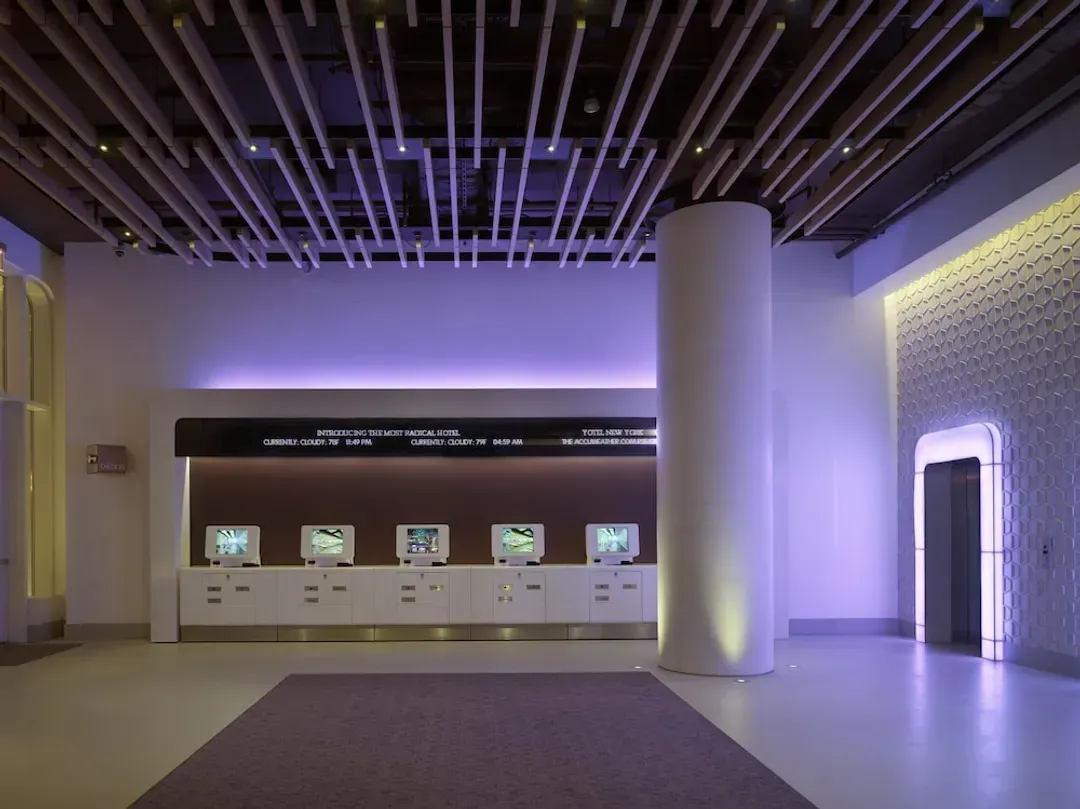 Interior entrance