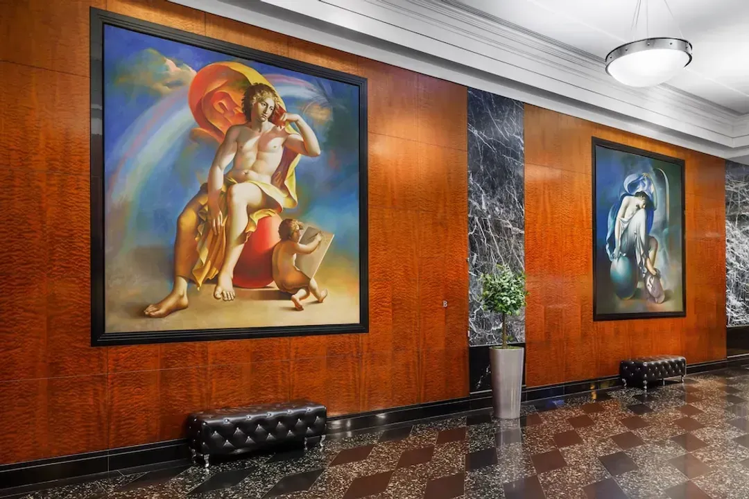 Lobby sitting area