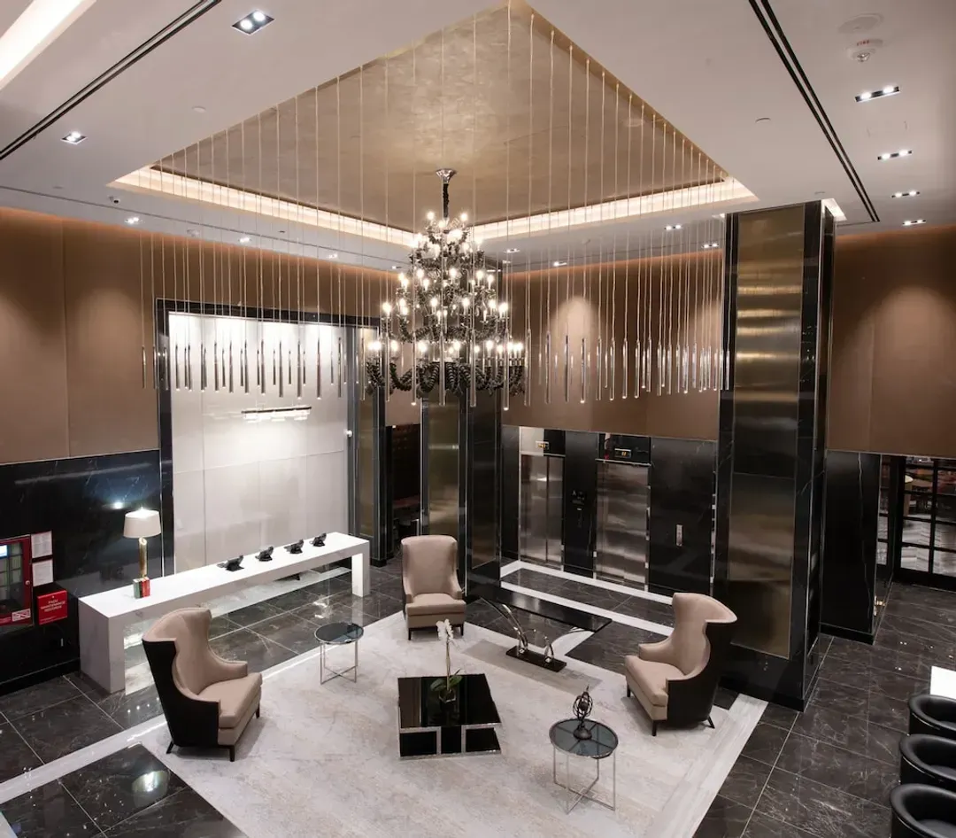 Lobby sitting area