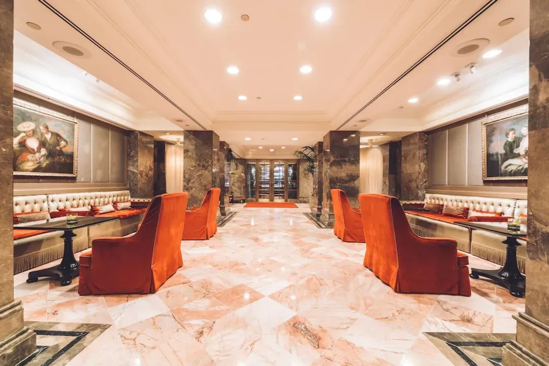 Lobby sitting area