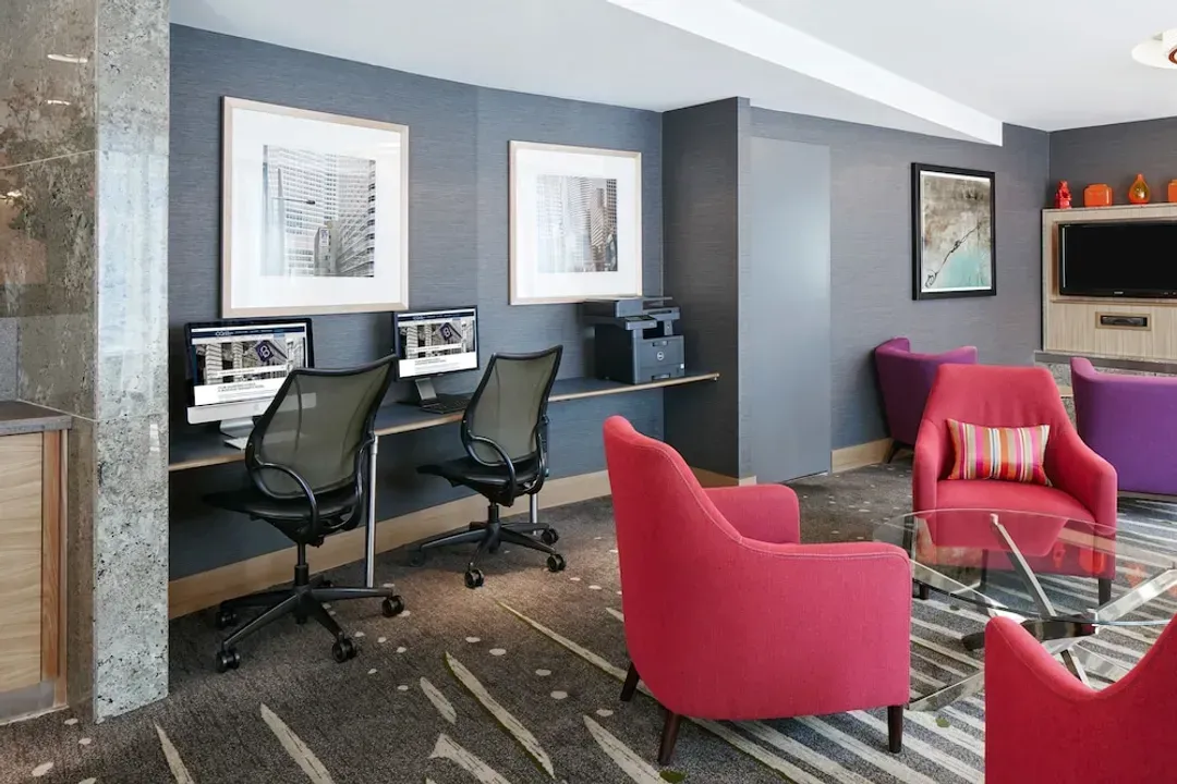 Lobby sitting area