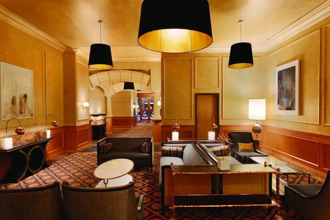 Lobby sitting area
