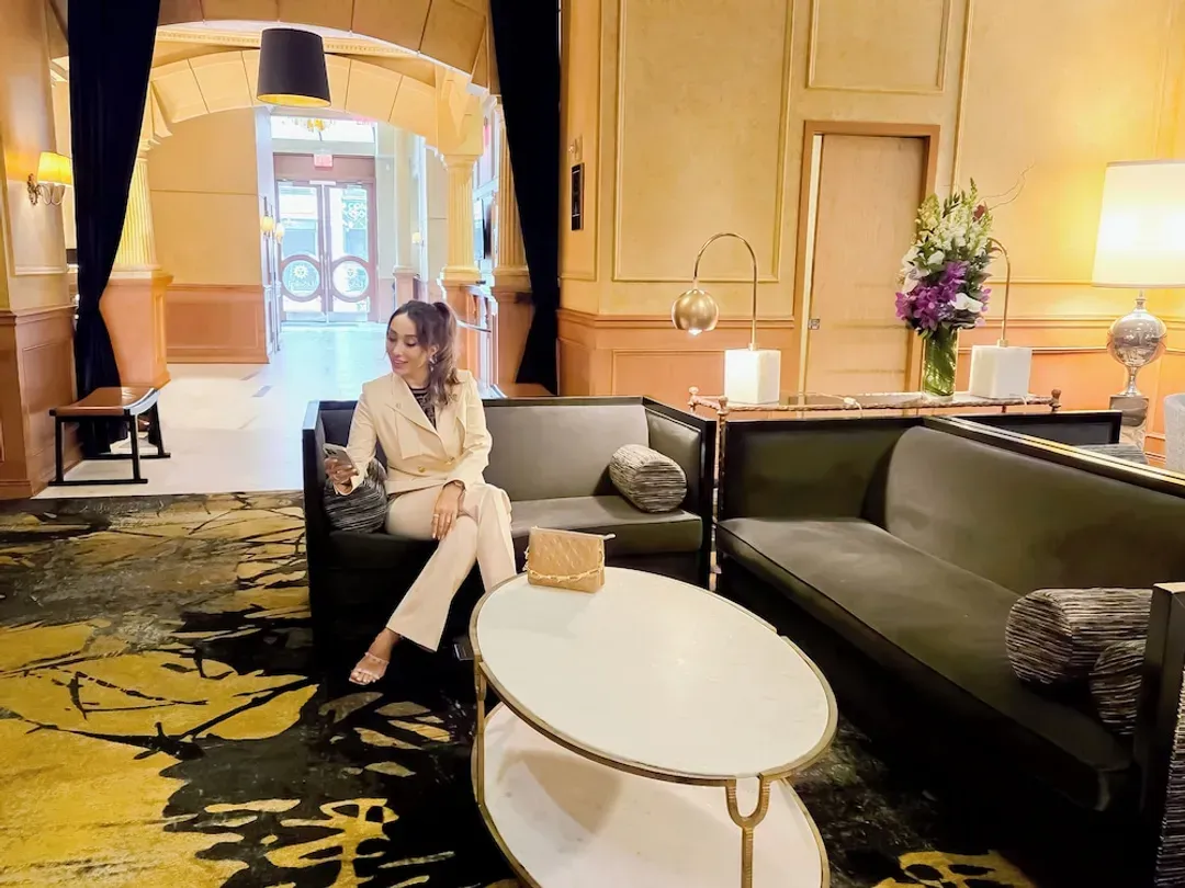 Lobby sitting area