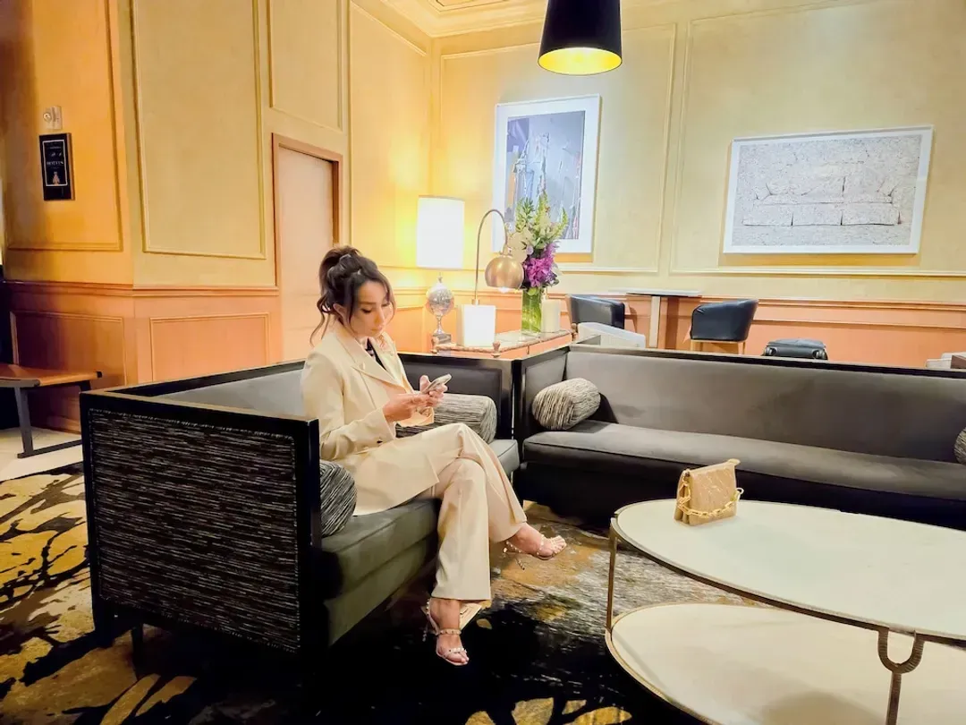 Lobby sitting area