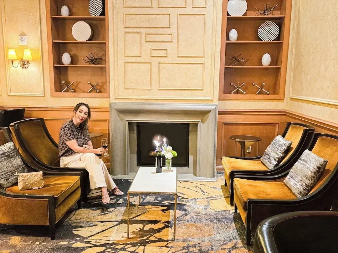 Lobby sitting area