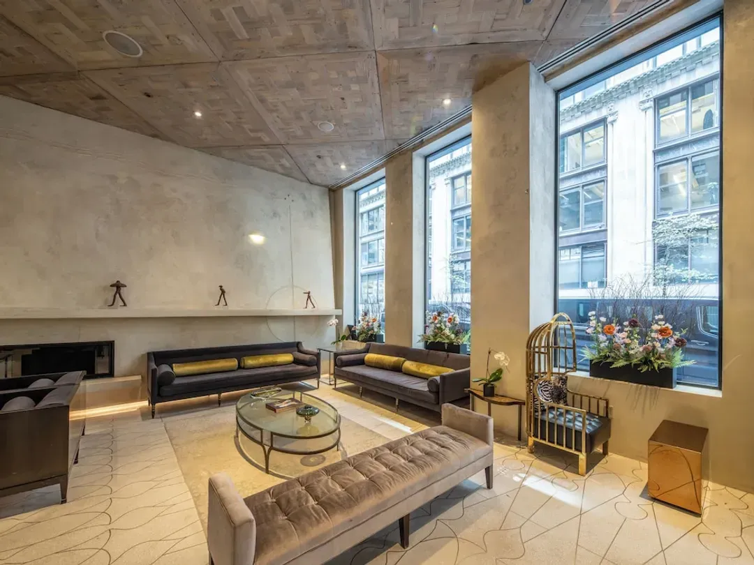 Lobby sitting area