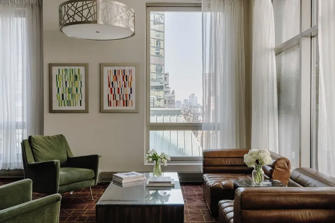 Lobby sitting area