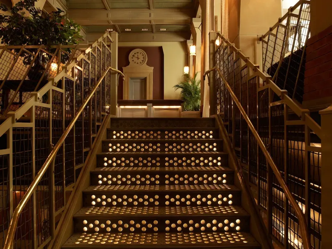 Interior entrance