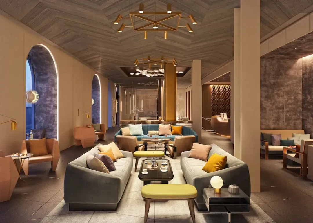Lobby sitting area