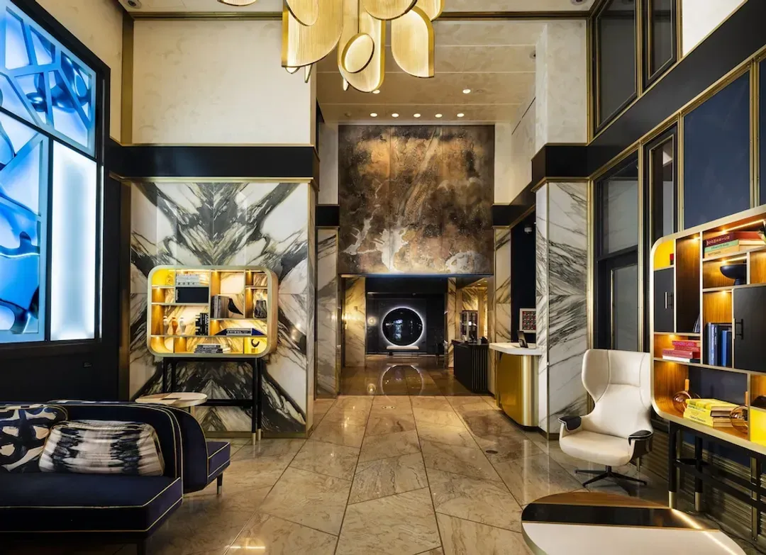 Lobby sitting area