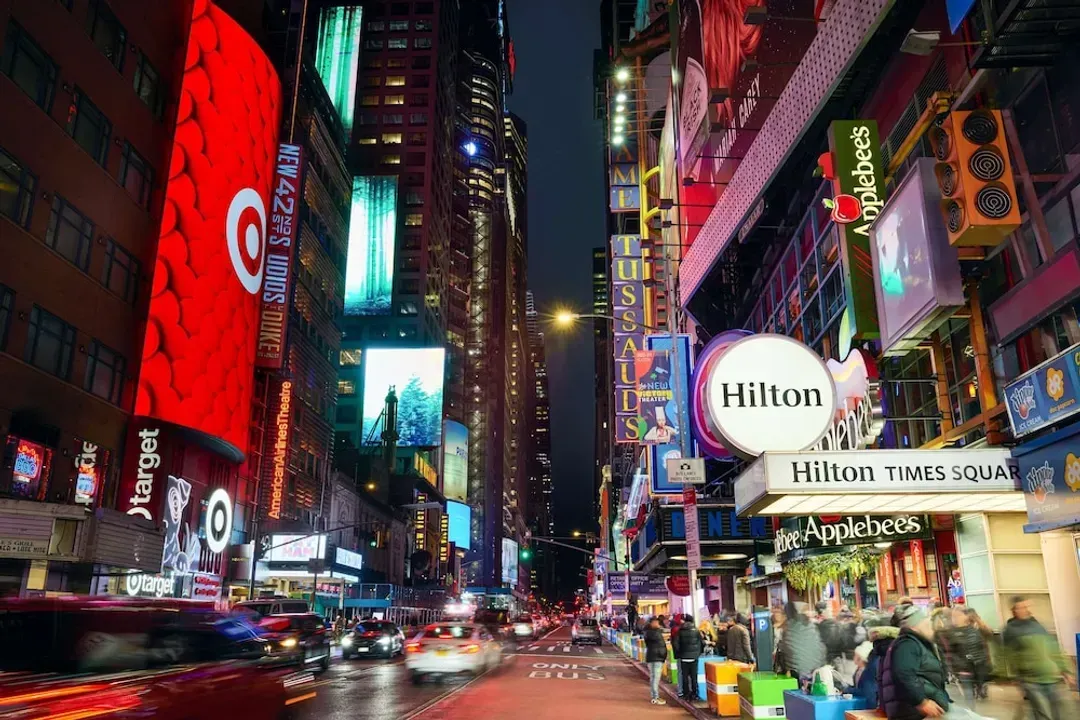 New York City-纽约时代广场希尔顿酒店