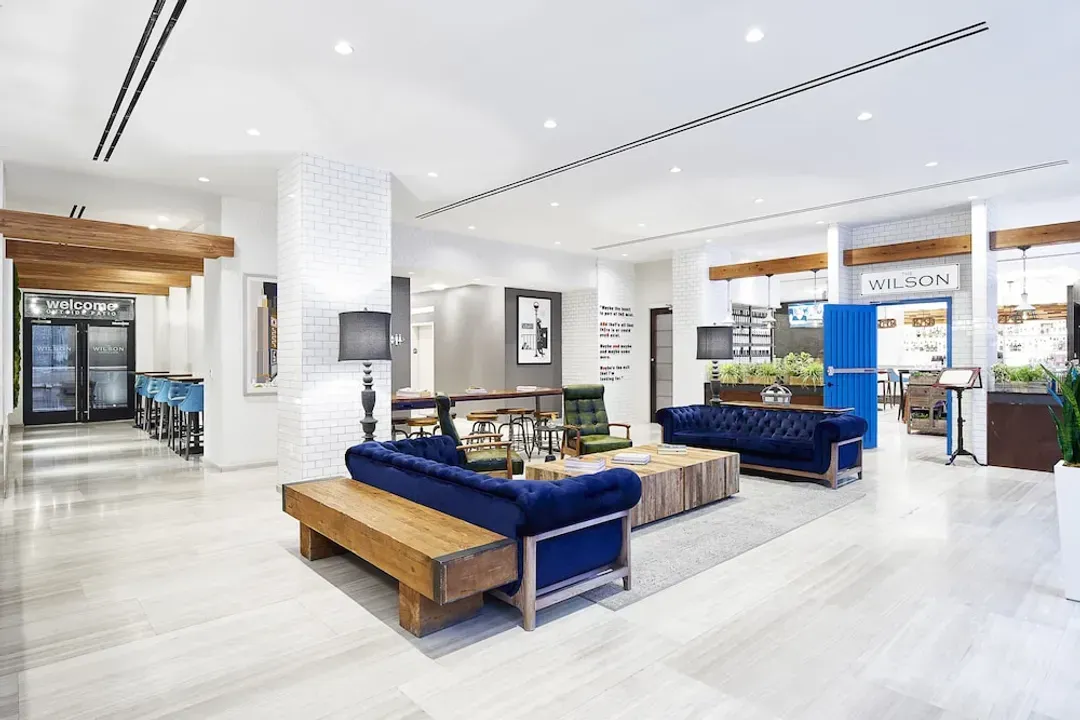 Lobby sitting area