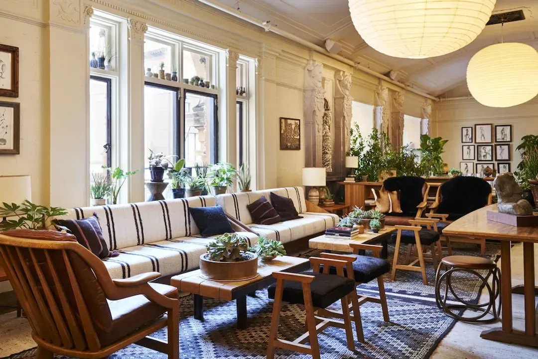 Lobby sitting area